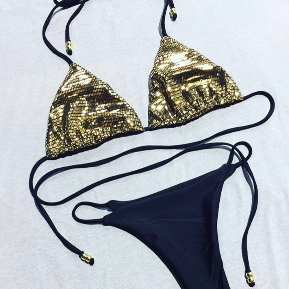 Gold Bikini Set